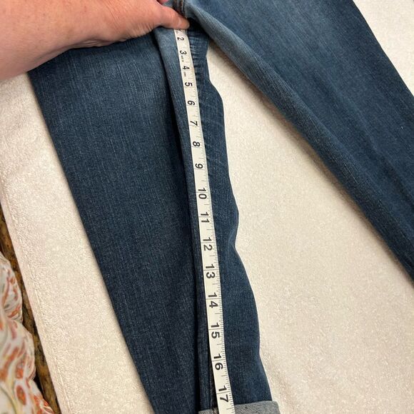 Faded Glory Dark Blue Boyfriend Jeans size 14 - Picture 10 of 11